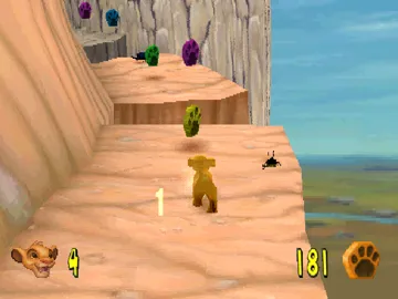 Disney le Roi Lion - La Formidable Aventure de Simba (FR) screen shot game playing